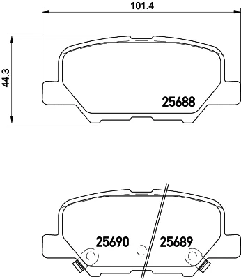 8DB 355 029-331 BEHR/HELLA/PAGID Комплект тормозных колодок, дисковый тормоз