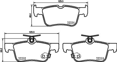 8DB 355 037-791 BEHR/HELLA/PAGID Комплект тормозных колодок, дисковый тормоз