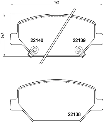 8DB 355 039-121 BEHR/HELLA/PAGID Комплект тормозных колодок, дисковый тормоз