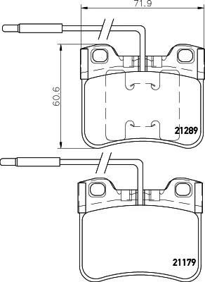 T1090 BEHR/HELLA/PAGID Комплект тормозных колодок, дисковый тормоз