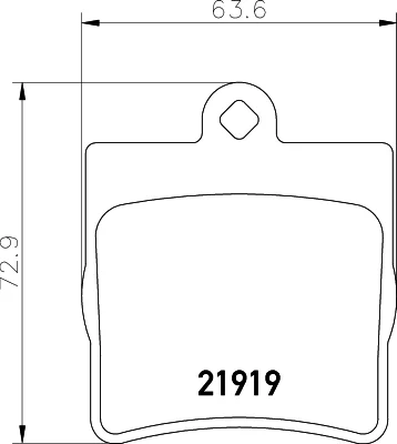 T1153 BEHR/HELLA/PAGID Комплект тормозных колодок, дисковый тормоз