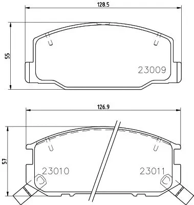 T1290 BEHR/HELLA/PAGID Комплект тормозных колодок, дисковый тормоз