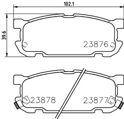 T1337 BEHR/HELLA/PAGID Комплект тормозных колодок, дисковый тормоз