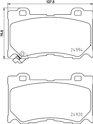 T1992 BEHR/HELLA/PAGID Комплект тормозных колодок, дисковый тормоз