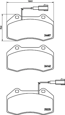 T2111 BEHR/HELLA/PAGID Комплект тормозных колодок, дисковый тормоз