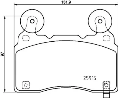 T2765 BEHR/HELLA/PAGID Комплект тормозных колодок, дисковый тормоз