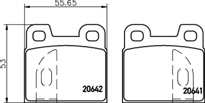 T4077 BEHR/HELLA/PAGID Комплект тормозных колодок, дисковый тормоз