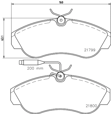 T5079 BEHR/HELLA/PAGID Комплект тормозных колодок, дисковый тормоз