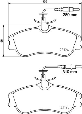 T5099 BEHR/HELLA/PAGID Комплект тормозных колодок, дисковый тормоз