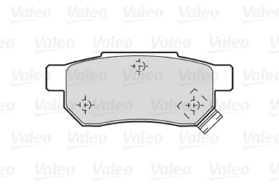 Комплект тормозных колодок, дисковый тормоз VALEO 301053