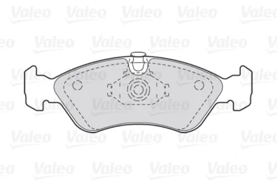 Комплект тормозных колодок, дисковый тормоз VALEO 301184