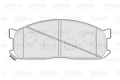 Комплект тормозных колодок, дисковый тормоз VALEO 301269