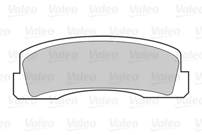 Комплект тормозных колодок, дисковый тормоз VALEO 301389