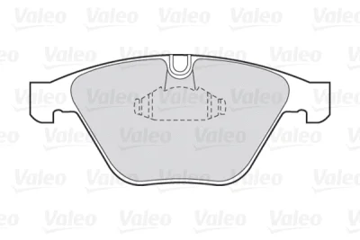 301410 VALEO Комплект тормозных колодок, дисковый тормоз