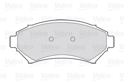 Комплект тормозных колодок, дисковый тормоз VALEO 301458