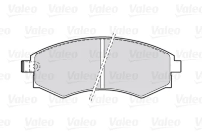 Комплект тормозных колодок, дисковый тормоз VALEO 301574