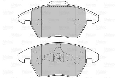 Комплект тормозных колодок, дисковый тормоз VALEO 301715