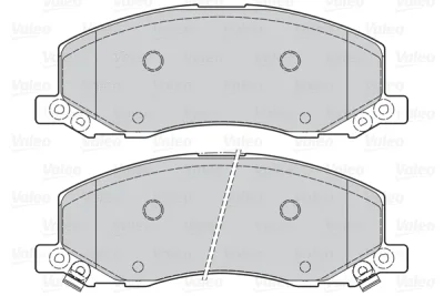 302119 VALEO Комплект тормозных колодок, дисковый тормоз