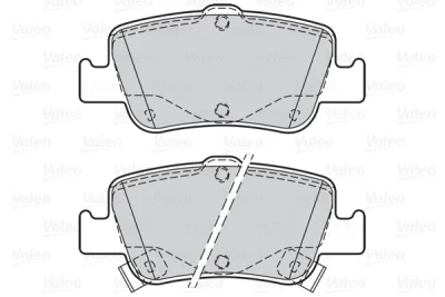 Комплект тормозных колодок, дисковый тормоз VALEO 302156