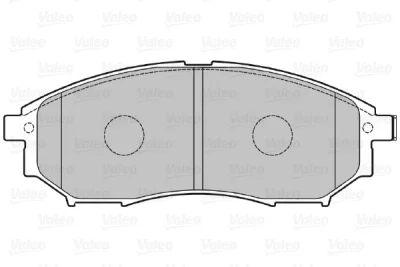 Комплект тормозных колодок, дисковый тормоз VALEO 601337