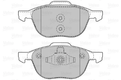 Комплект тормозных колодок, дисковый тормоз VALEO 601367
