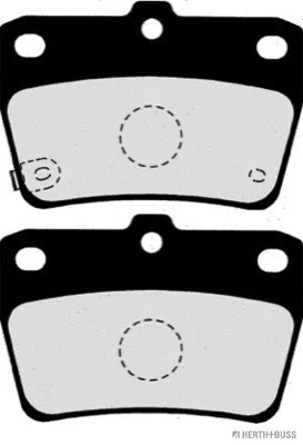 Комплект тормозных колодок, дисковый тормоз HERTH+BUSS J3612020