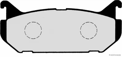 J3613007 HERTH+BUSS Комплект тормозных колодок, дисковый тормоз