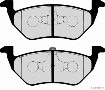 J3613023 HERTH+BUSS Комплект тормозных колодок, дисковый тормоз