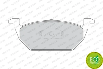 Комплект тормозных колодок, дисковый тормоз FERODO FDB1094