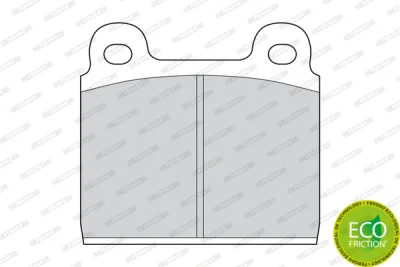 FDB11 FERODO Комплект тормозных колодок, дисковый тормоз