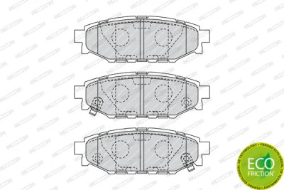 FDB1947 FERODO Комплект тормозных колодок, дисковый тормоз