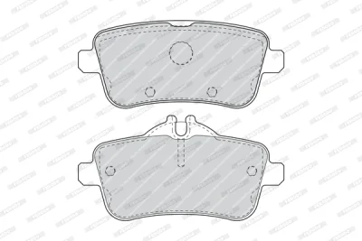 FDB4169 FERODO Комплект тормозных колодок, дисковый тормоз