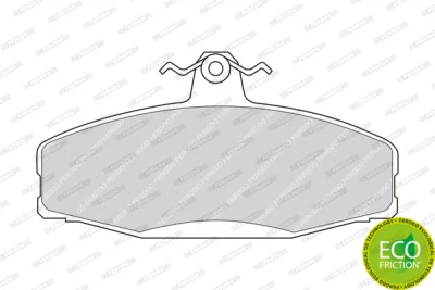 FDB610 FERODO Комплект тормозных колодок, дисковый тормоз