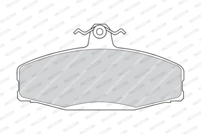 FDB610B FERODO Комплект тормозных колодок, дисковый тормоз