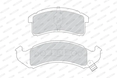 FDB975 FERODO Комплект тормозных колодок, дисковый тормоз