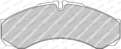 Комплект тормозных колодок, дисковый тормоз FERODO FVR1102