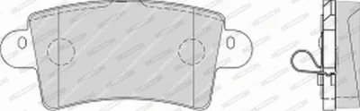 Комплект тормозных колодок, дисковый тормоз FERODO FVR1453