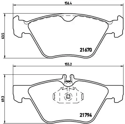 P 50 026 BREMBO Комплект тормозных колодок, дисковый тормоз