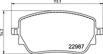 Комплект тормозных колодок, дисковый тормоз BREMBO P 50 148