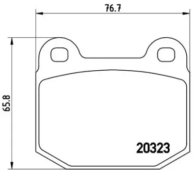 P 59 004 BREMBO Комплект тормозных колодок, дисковый тормоз