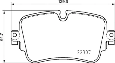 P 85 161 BREMBO Комплект тормозных колодок, дисковый тормоз