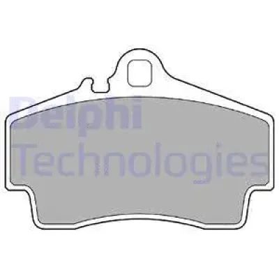 LP1301 DELPHI Комплект тормозных колодок, дисковый тормоз