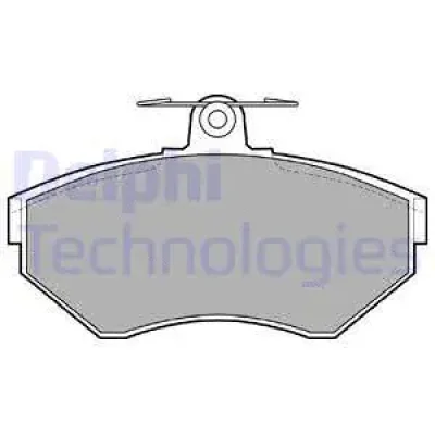 LP1410 DELPHI Комплект тормозных колодок, дисковый тормоз