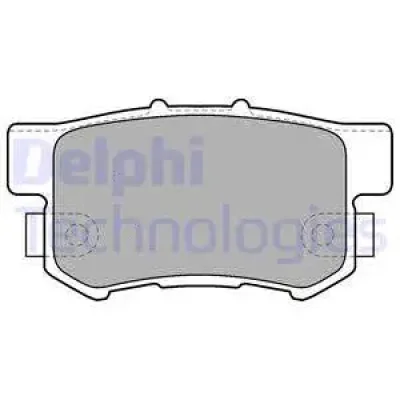 LP1507 DELPHI Комплект тормозных колодок, дисковый тормоз