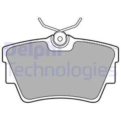 LP1745 DELPHI Комплект тормозных колодок, дисковый тормоз