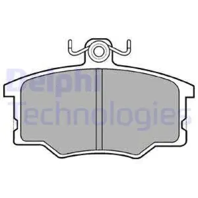 LP179 DELPHI Комплект тормозных колодок, дисковый тормоз