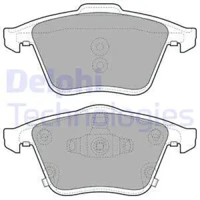 LP2025 DELPHI Комплект тормозных колодок, дисковый тормоз