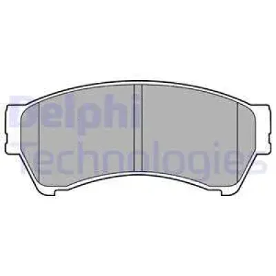 LP2111 DELPHI Комплект тормозных колодок, дисковый тормоз