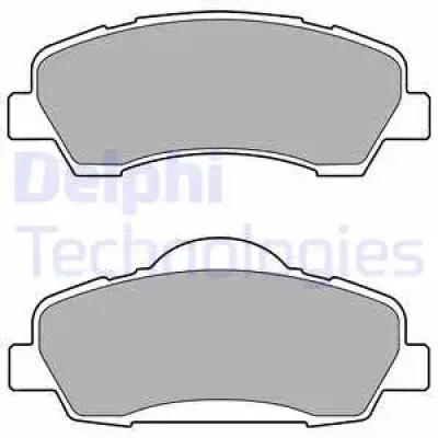 LP2485 DELPHI Комплект тормозных колодок, дисковый тормоз