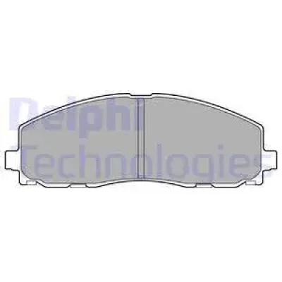 Комплект тормозных колодок, дисковый тормоз DELPHI LP2694
